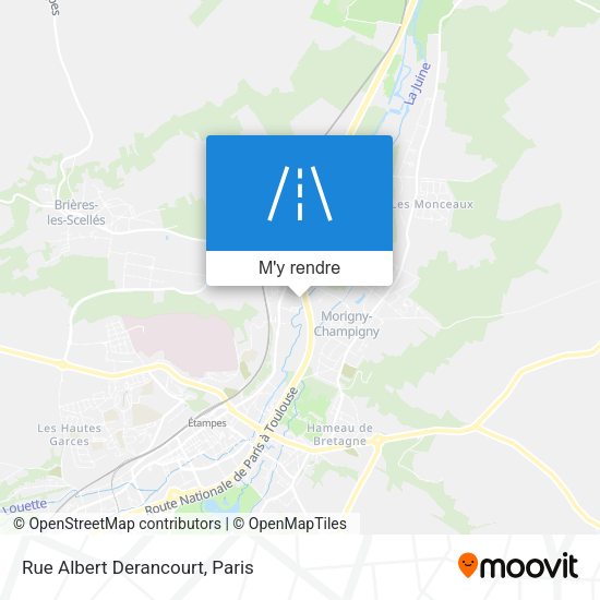 Rue Albert Derancourt plan