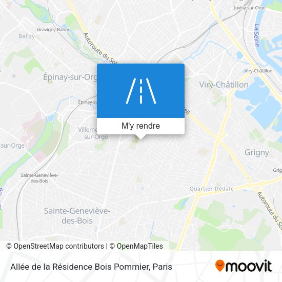 Allée de la Résidence Bois Pommier plan