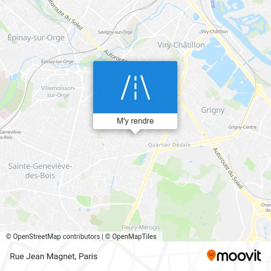 Rue Jean Magnet plan