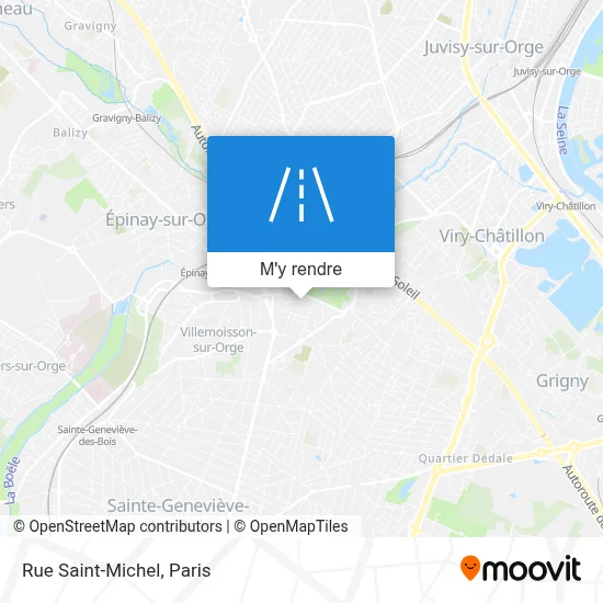 Rue Saint-Michel plan