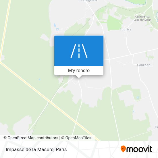 Impasse de la Masure plan