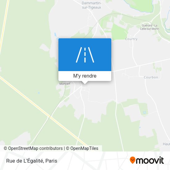 Rue de L'Égalité plan