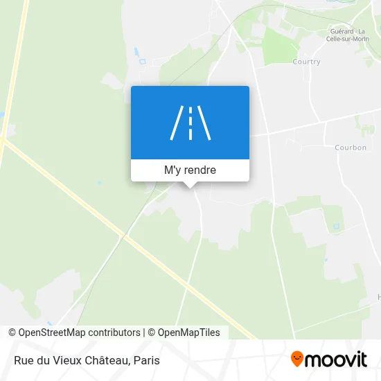 Rue du Vieux Château plan