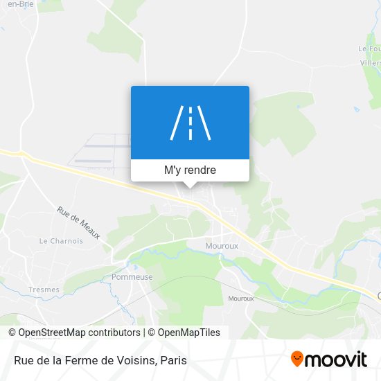 Rue de la Ferme de Voisins plan