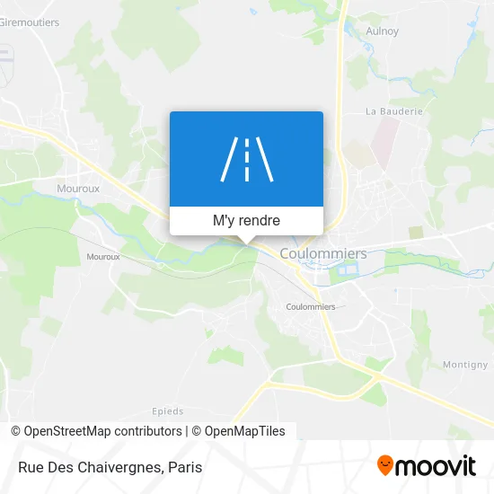 Rue Des Chaivergnes plan