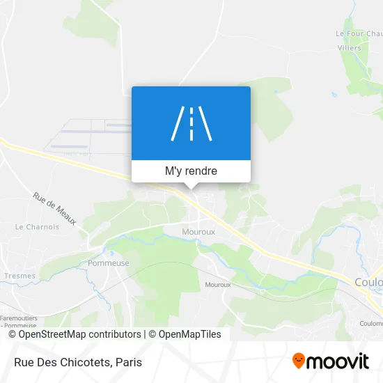 Rue Des Chicotets plan