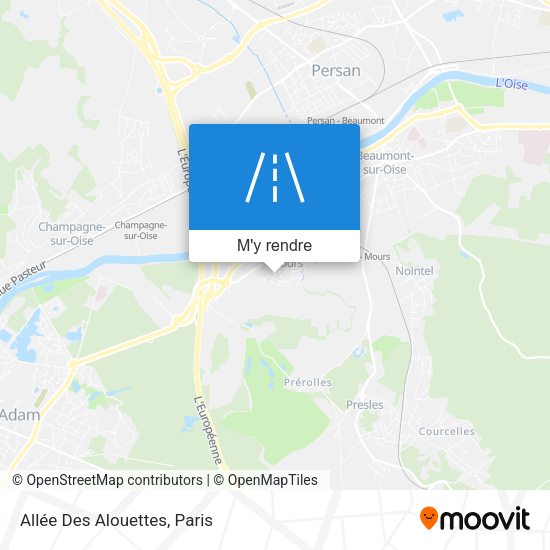 Allée Des Alouettes plan