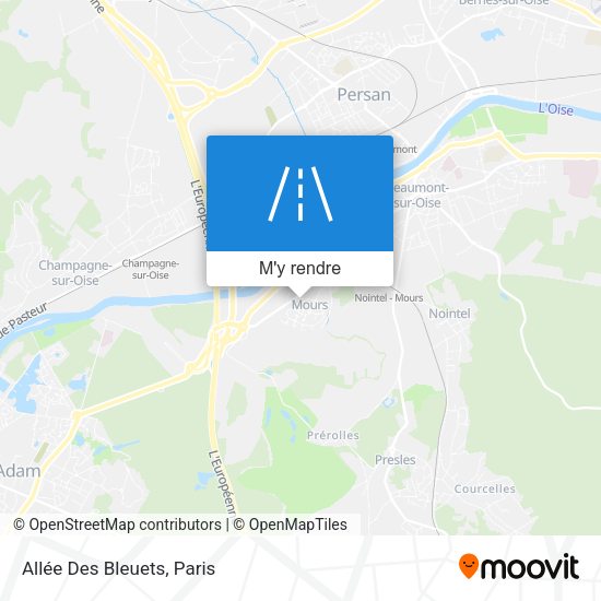 Allée Des Bleuets plan