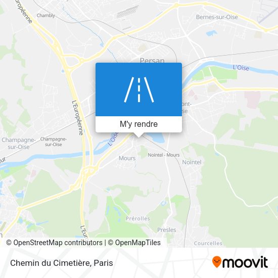 Chemin du Cimetière plan