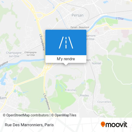 Rue Des Marronniers plan