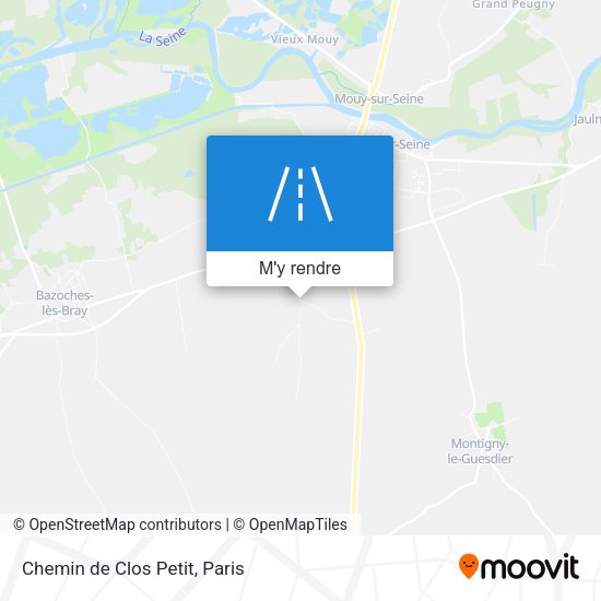 Chemin de Clos Petit plan