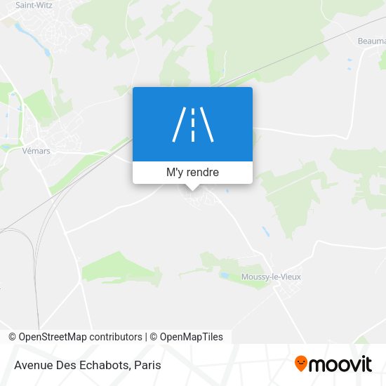 Avenue Des Echabots plan