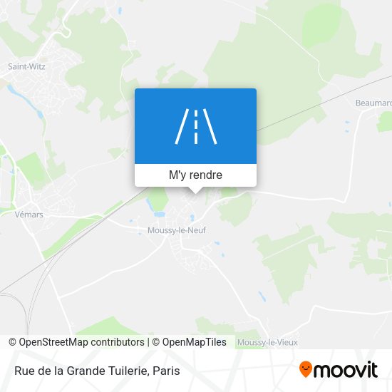 Rue de la Grande Tuilerie plan
