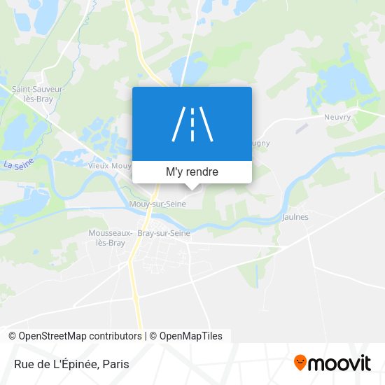 Rue de L'Épinée plan