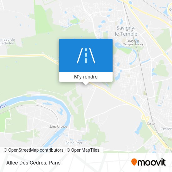 Allée Des Cèdres plan