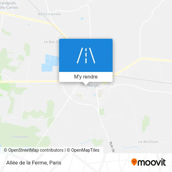Allée de la Ferme plan