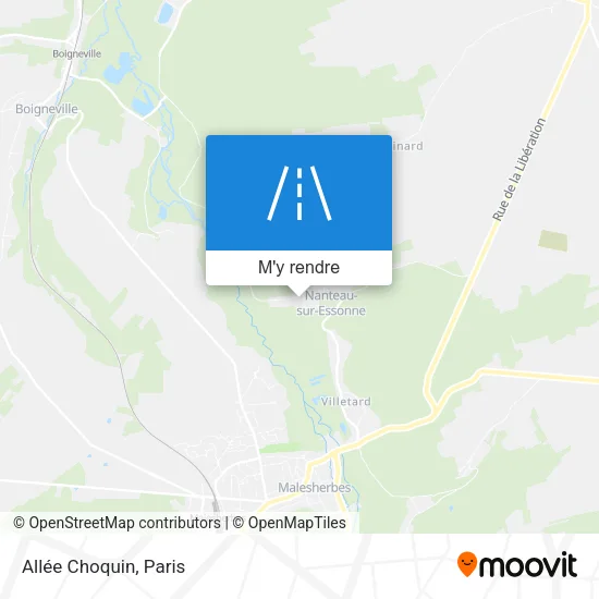 Allée Choquin plan