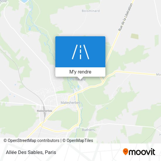 Allée Des Sables plan