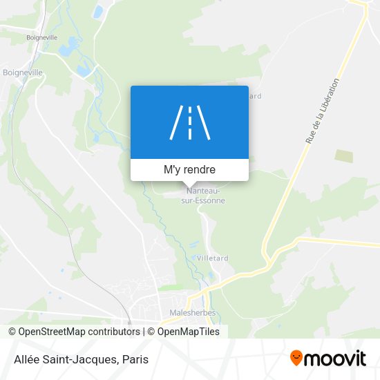 Allée Saint-Jacques plan