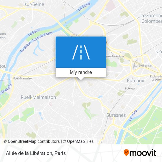 Allée de la Libération plan
