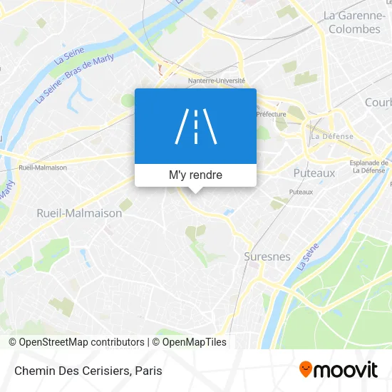 Chemin Des Cerisiers plan
