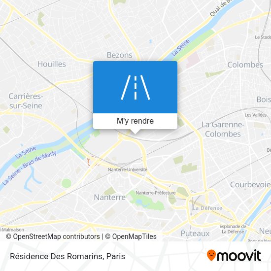 Résidence Des Romarins plan