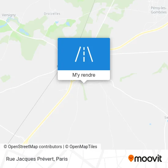 Rue Jacques Prévert plan