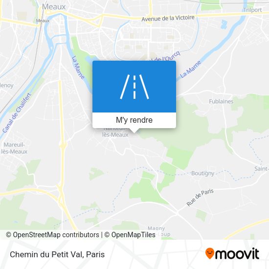 Chemin du Petit Val plan