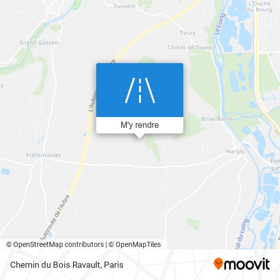 Chemin Du Bois Ravault plan