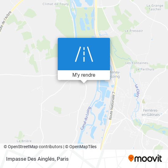 Impasse Des Ainglés plan