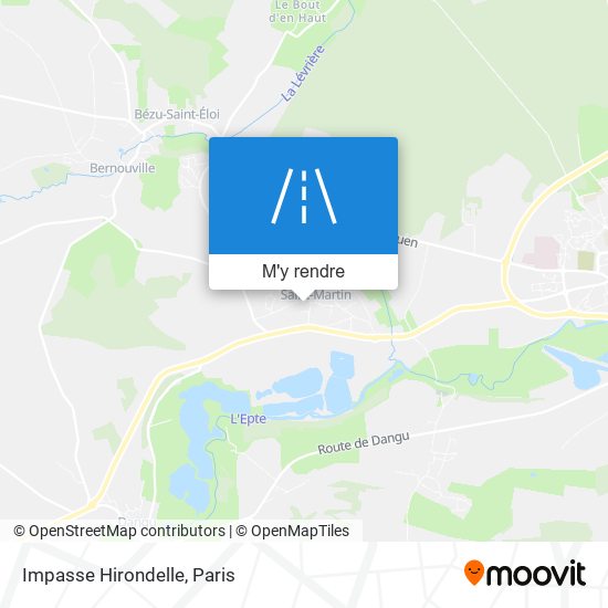 Impasse Hirondelle plan