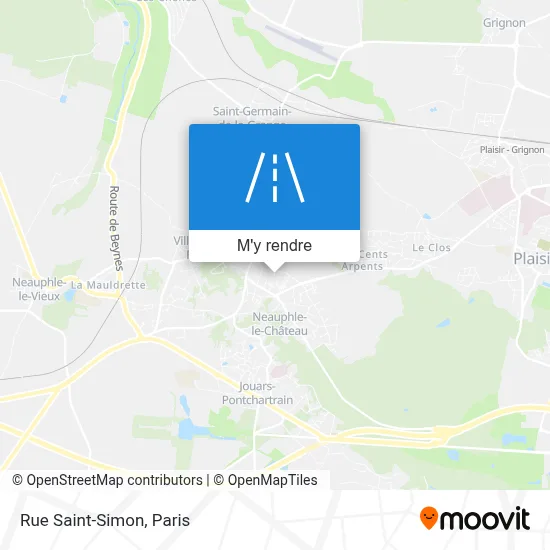 Rue Saint-Simon plan