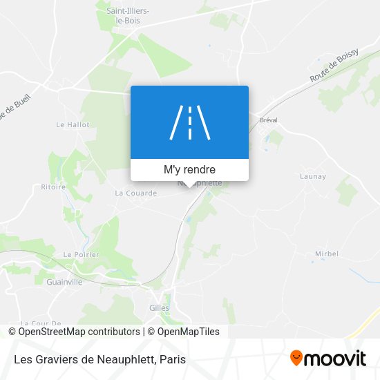 Les Graviers de Neauphlett plan
