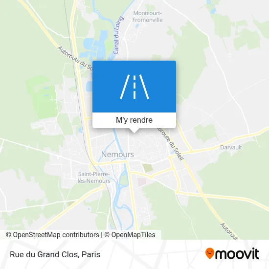 Rue du Grand Clos plan