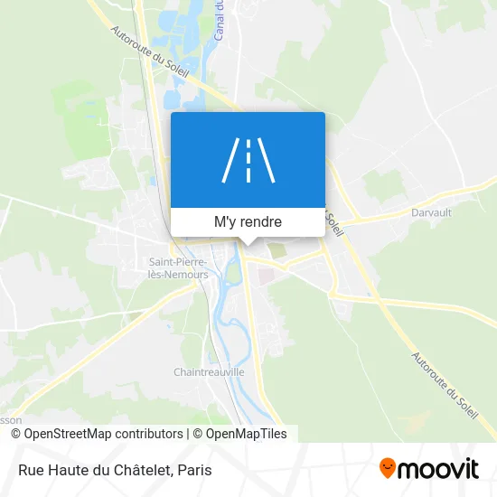 Rue Haute du Châtelet plan