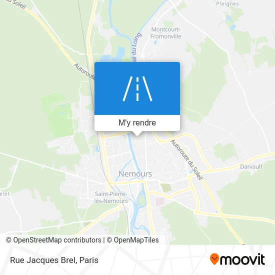 Rue Jacques Brel plan