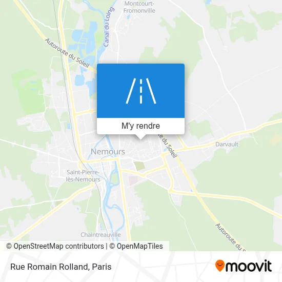 Rue Romain Rolland plan