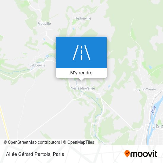 Allée Gérard Partois plan