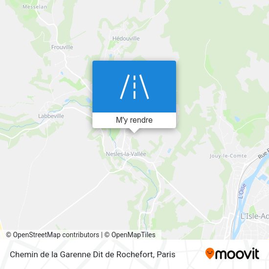 Chemin de la Garenne Dit de Rochefort plan
