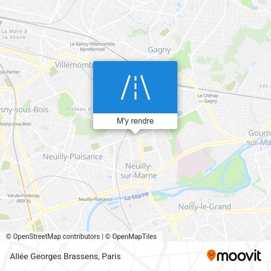 Allée Georges Brassens plan