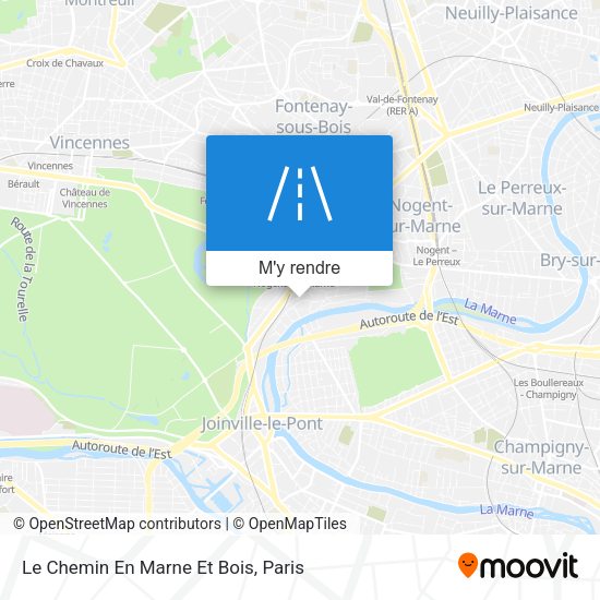 Le Chemin En Marne Et Bois plan