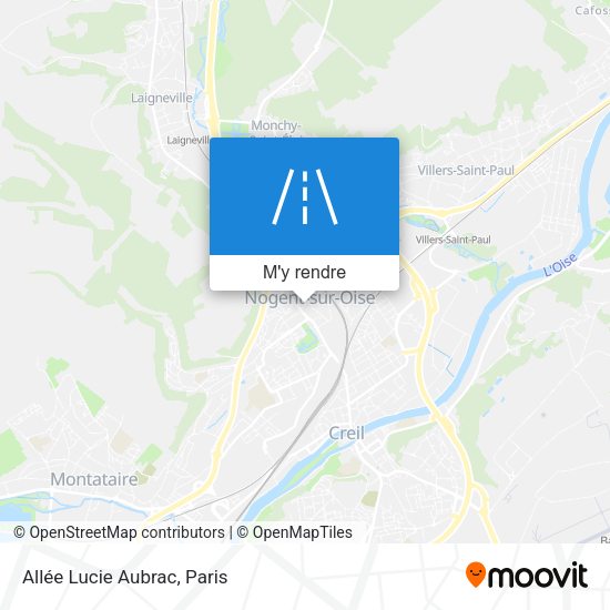 Allée Lucie Aubrac plan