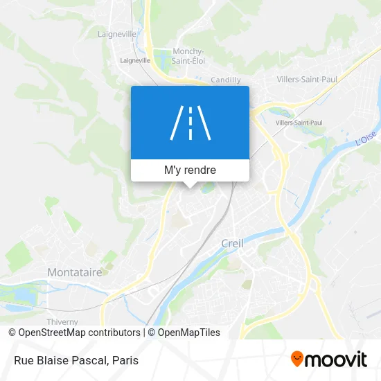 Rue Blaise Pascal plan