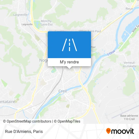 Rue D'Amiens plan