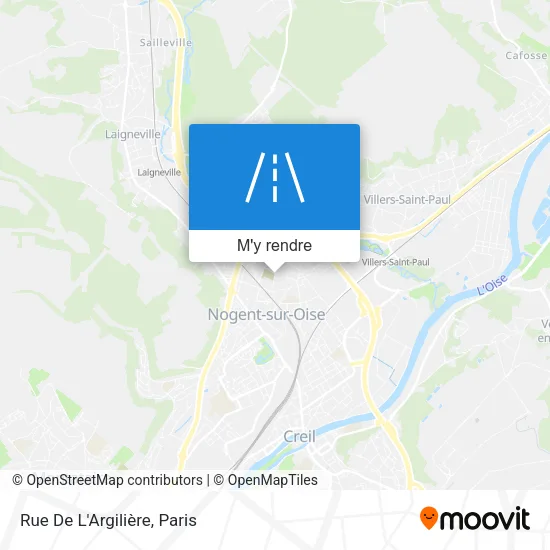 Rue De L'Argilière plan
