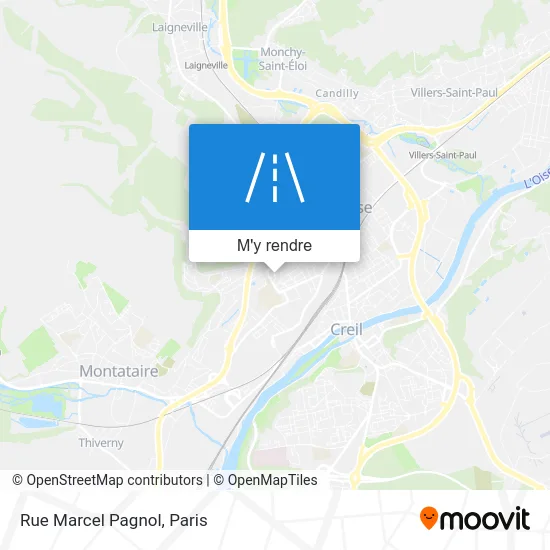 Rue Marcel Pagnol plan