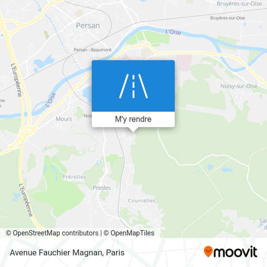 Avenue Fauchier Magnan plan