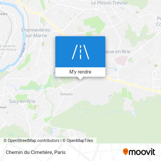 Chemin du Cimetière plan