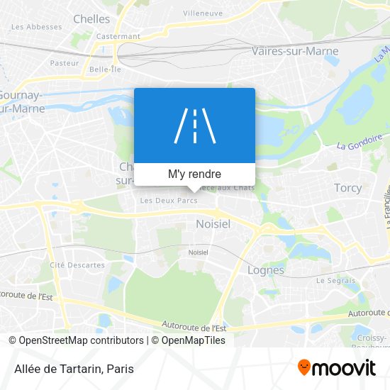Allée de Tartarin plan