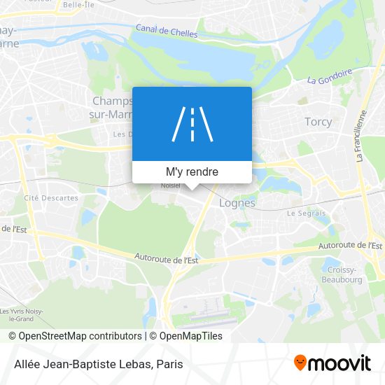 Allée Jean-Baptiste Lebas plan
